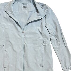 HANG TEN Light Blue Jacket - Full Zip Womens Large - UPF 50+  Lightweight - L